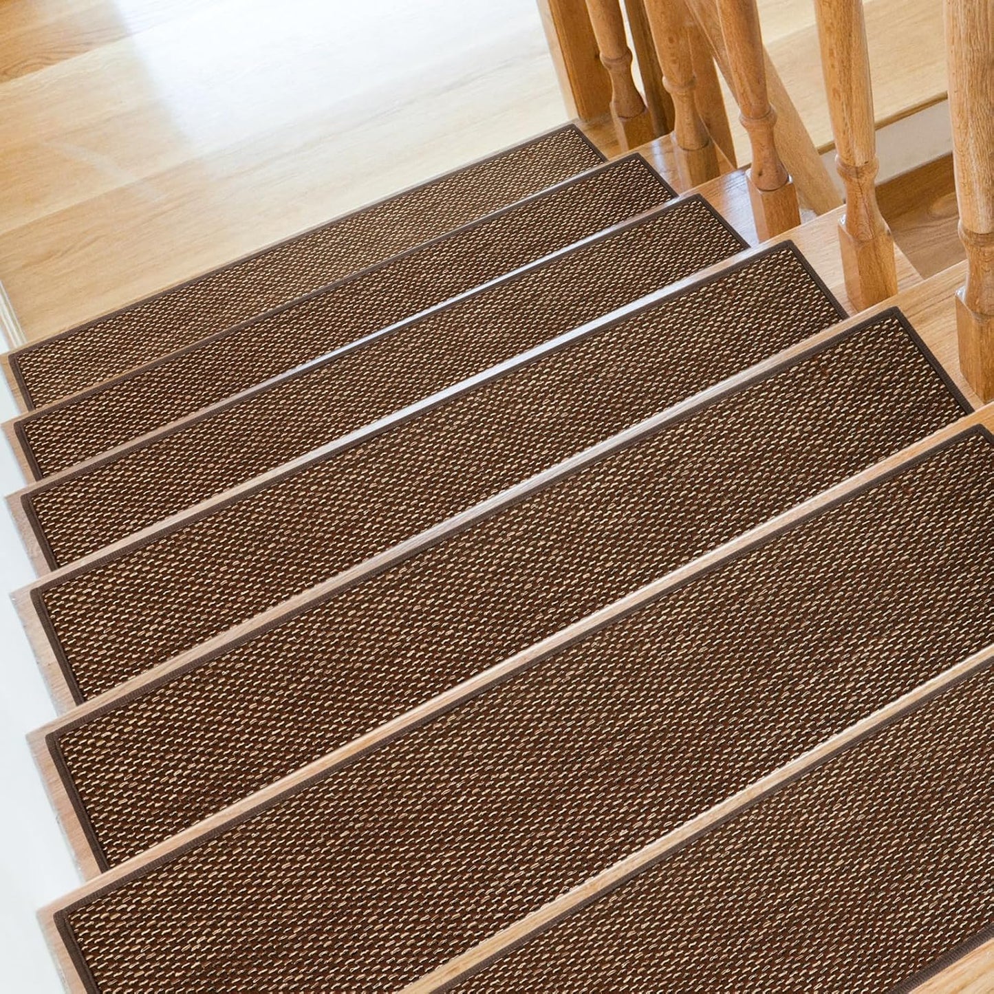 Non Slip Stair Treads for Wooden Steps - 15 Pack Extra Wide