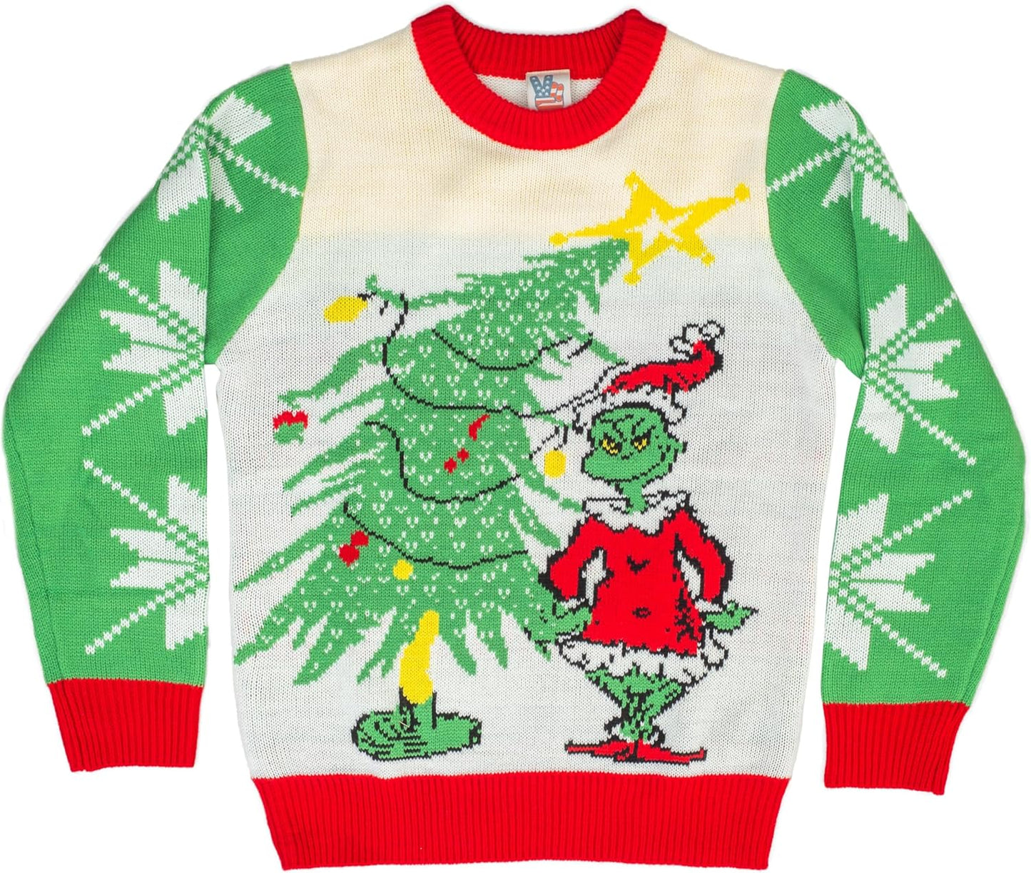 Grinch Santa Ugly Christmas Sweater