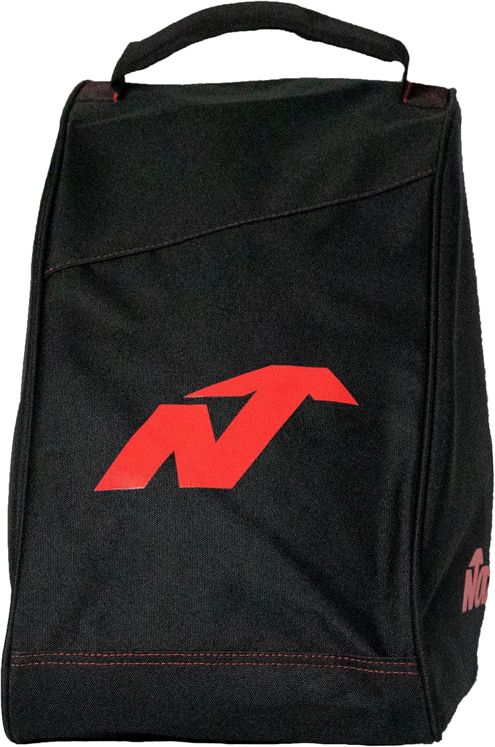 Nordica Compact Triangular Eco Boot Bag | Padded Handle | Black/Red