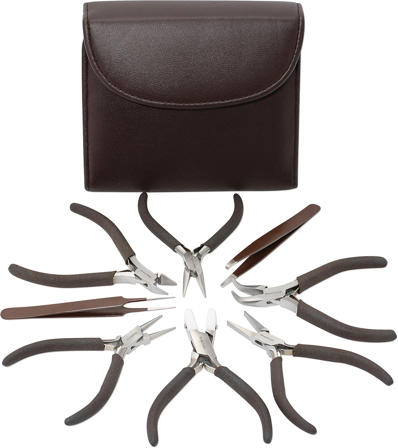 Beadsmith Fashion Color Pliers Set of 8 for Jewelry Making