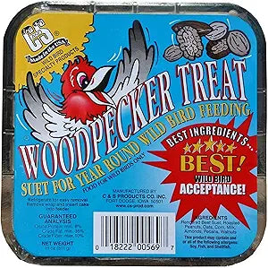 C&S Woodpecker Treat 11 Ounces, Perfect for Wild Birds Year Round