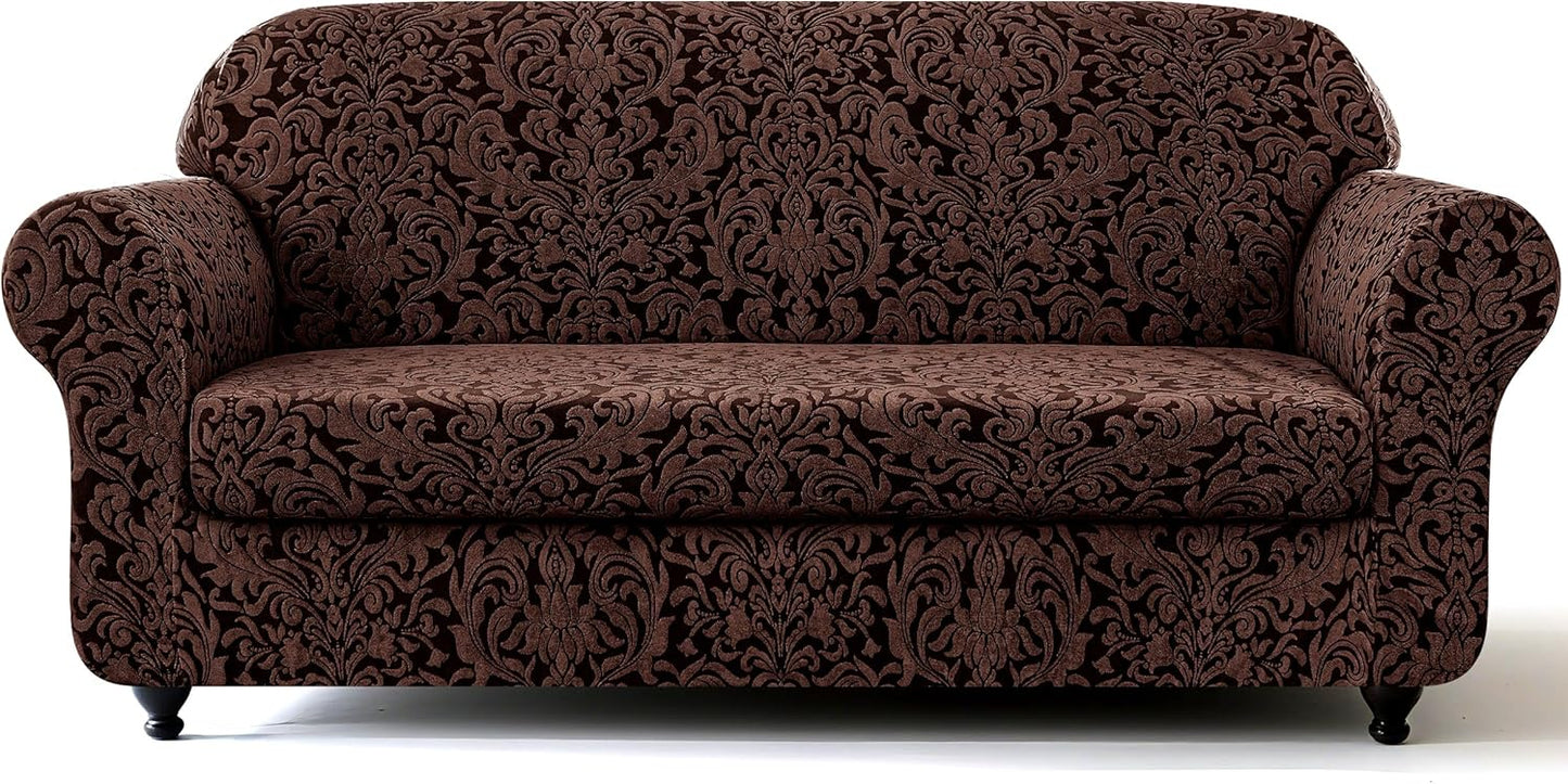 SUBRTEX 2 Piece Couch Covers for Stylish Sofa Protection