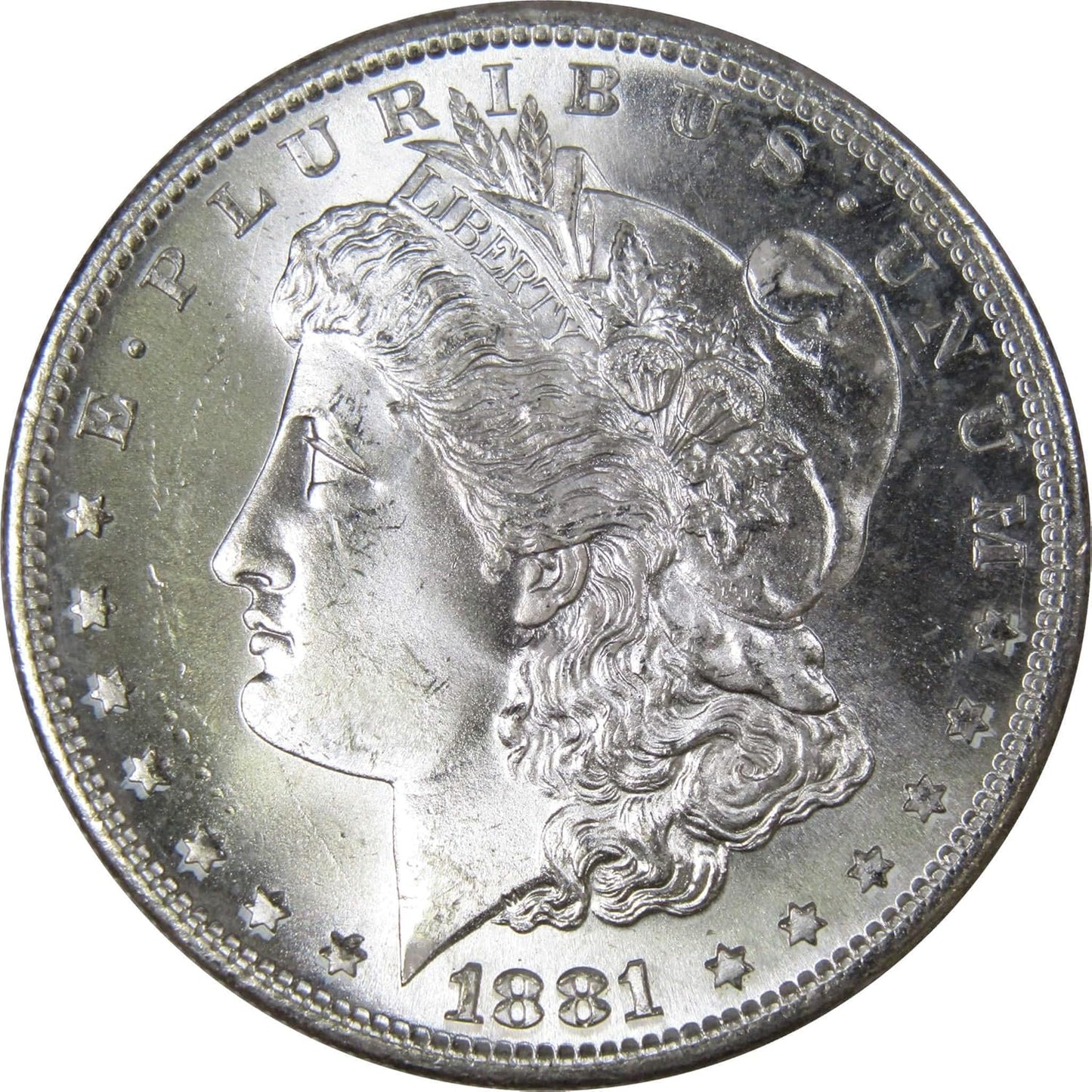 1881 S Morgan Dollar BU Uncirculated Mint State Coin