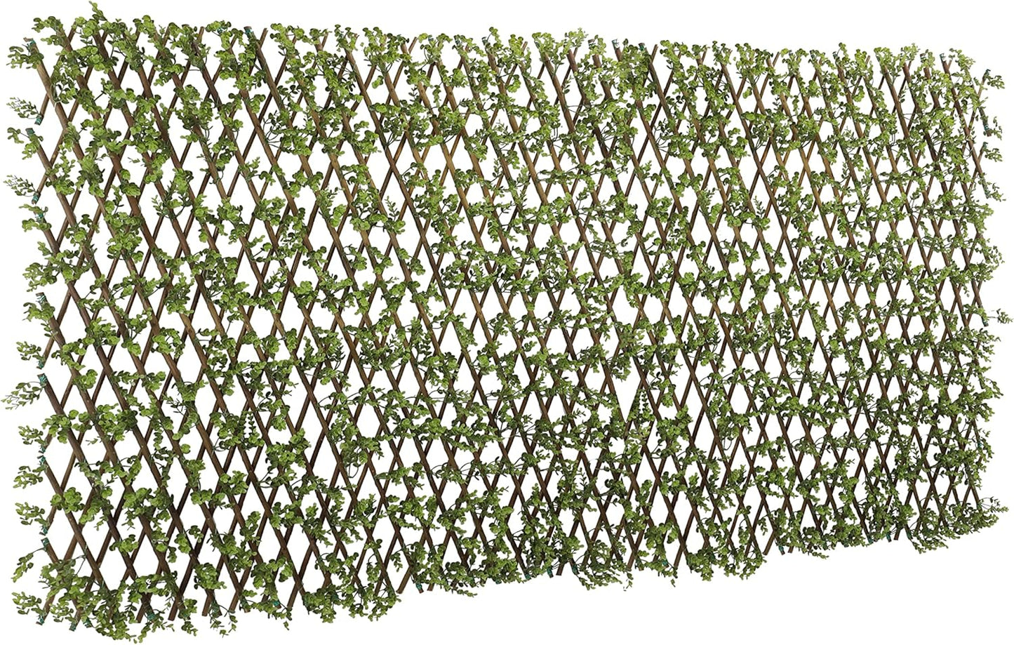 Expandable Buxus Leaf Faux Leaves Privacy Fence Screen for Outdoors