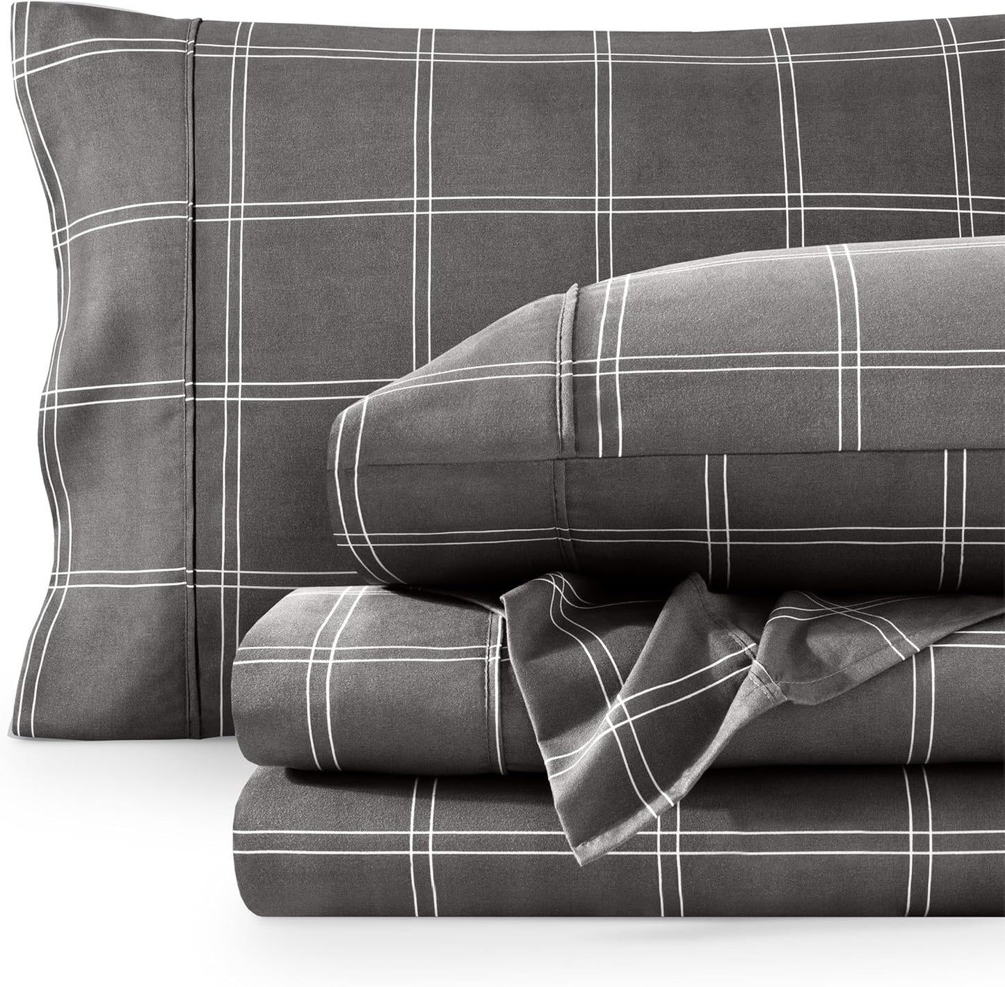 Bare Home Queen Sheet Set - Luxury Ultra-Soft Microfiber Sheets