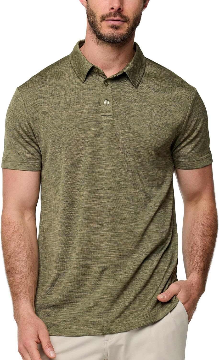 INTO THE AM Performance Dri Fit Polo Shirts for Men S-4XL