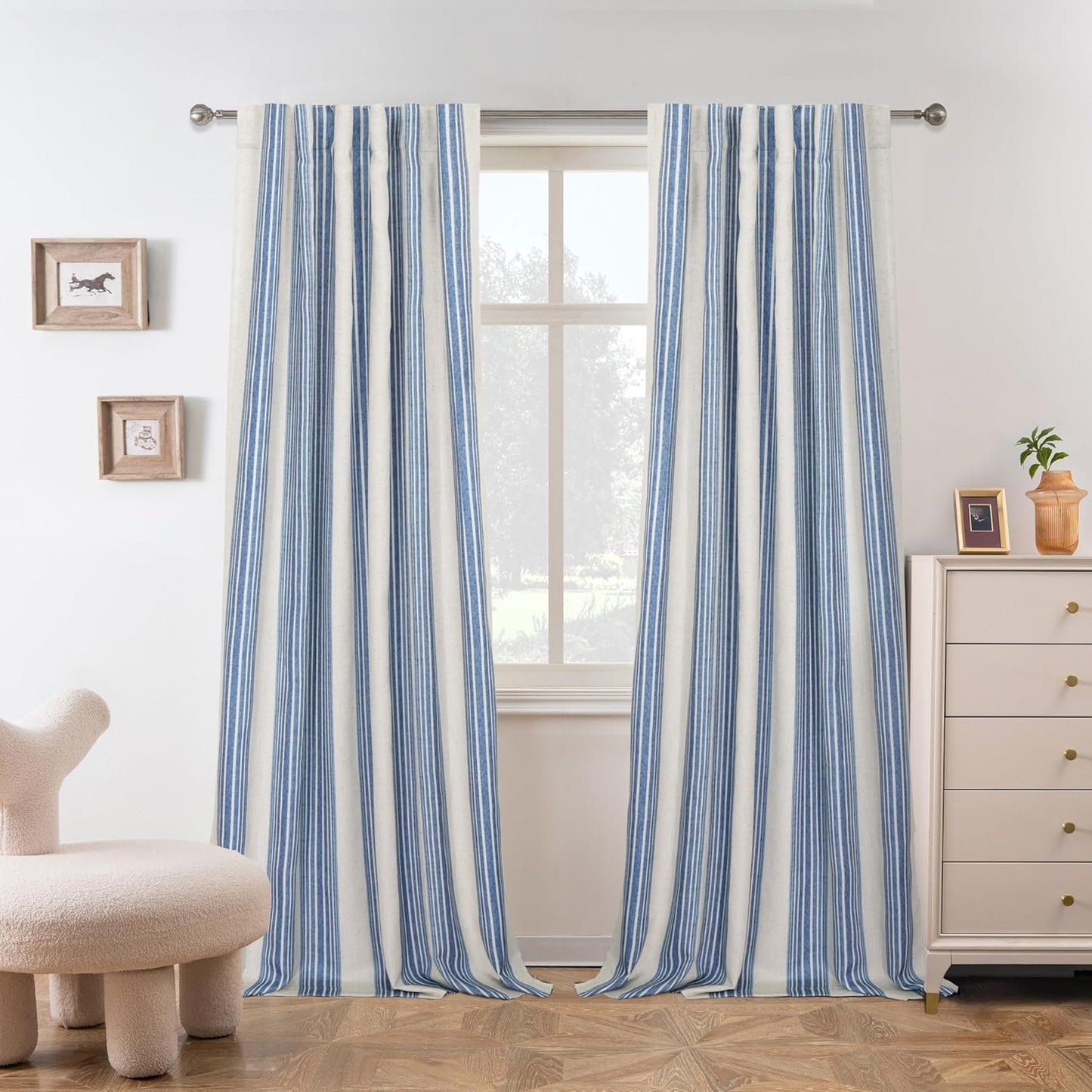 DriftAway Chris Linen Blackout Curtains for Elegant Home Decor
