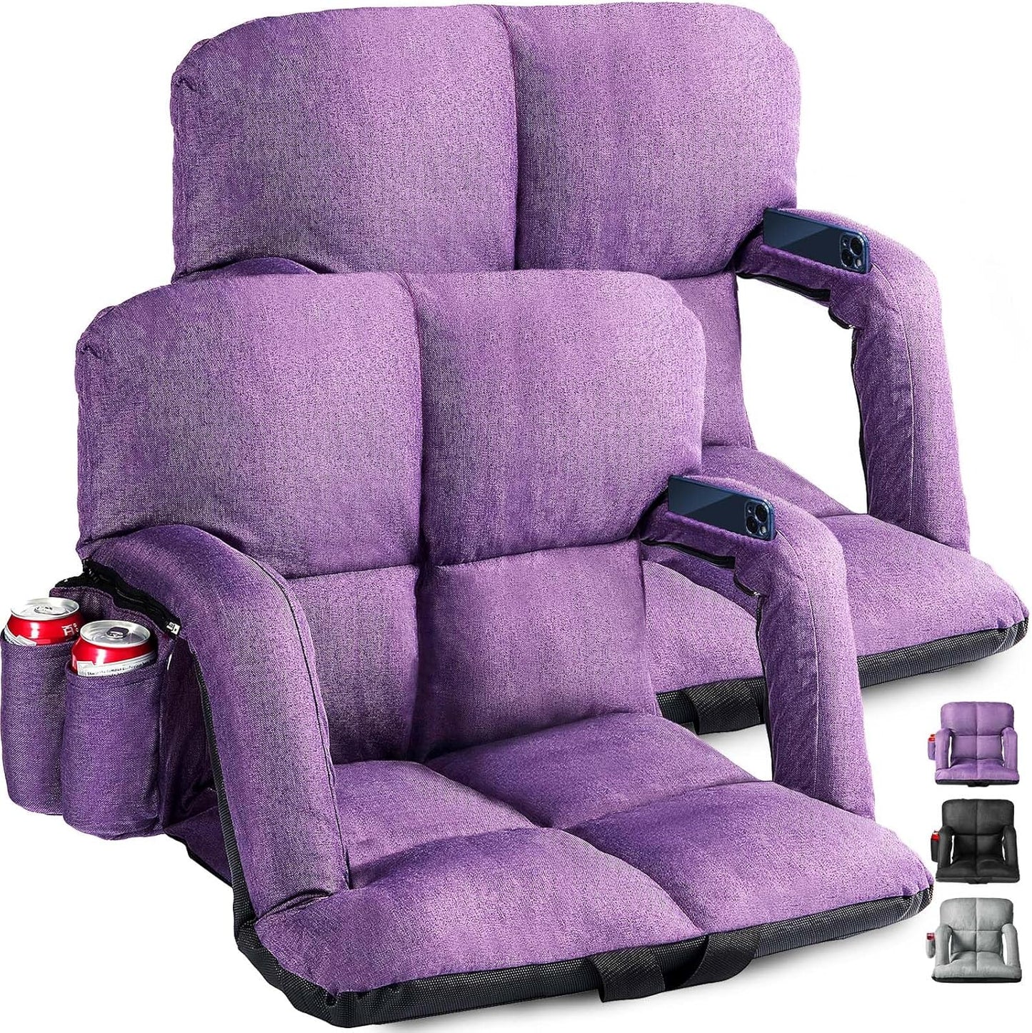 Wide Stadium Seats with Back Support for Ultimate Comfort