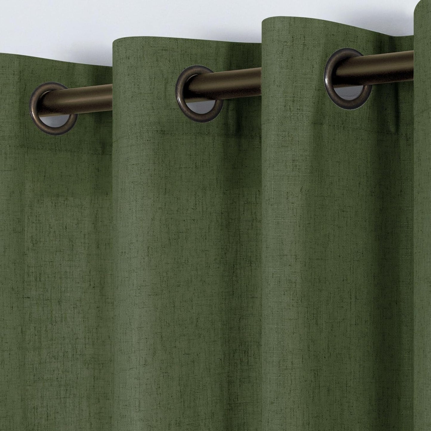 KOUFALL Green Curtains 96 Inches Long for Living Room and Bedroom