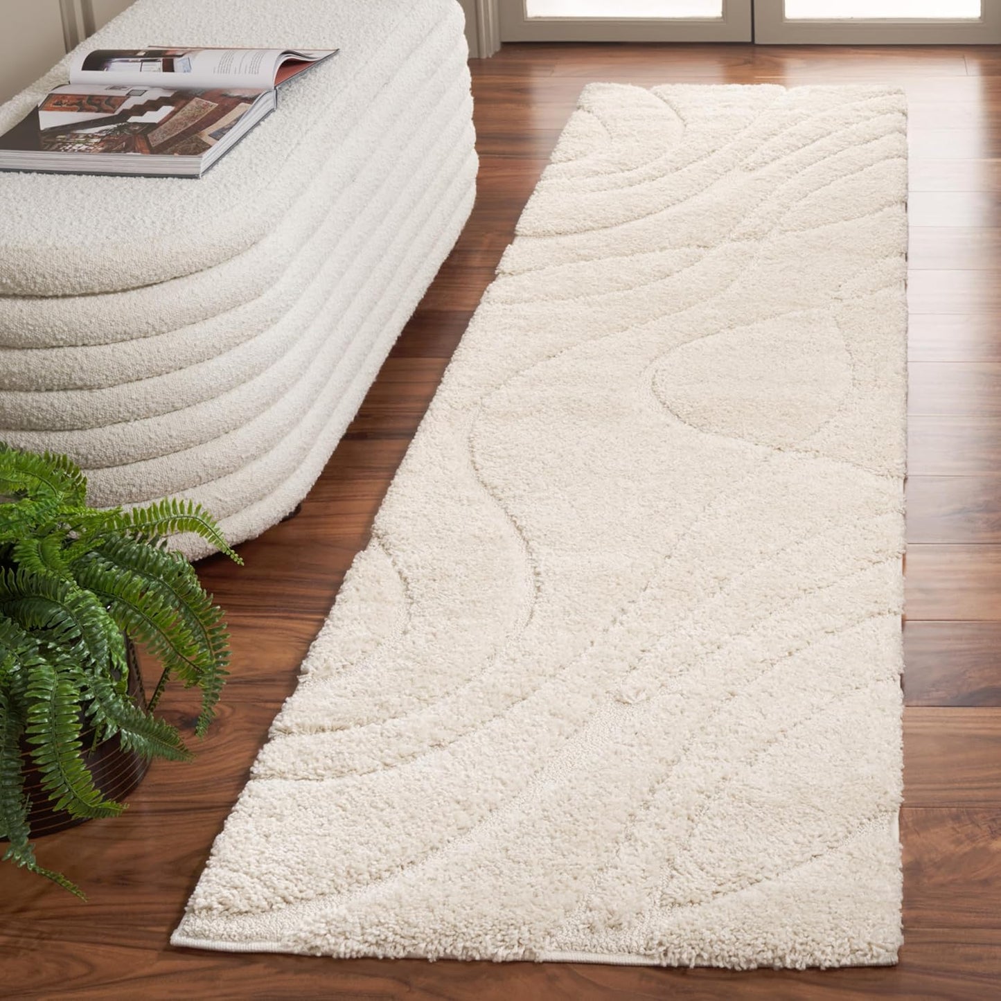 SAFAVIEH Florida Shag Collection Runner Rug - Cozy Non-Shedding