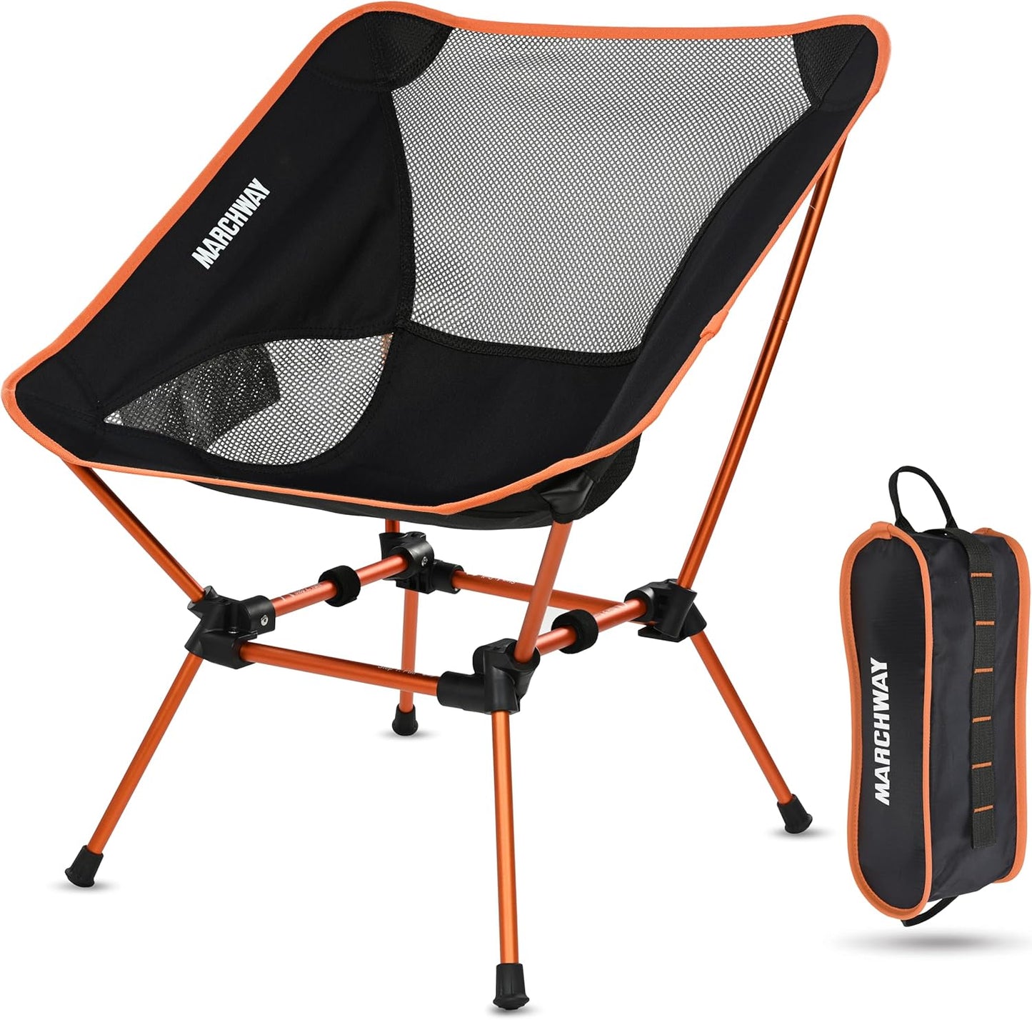 MARCHWAY Ultralight Folding Camping Chair for Outdoor Adventures