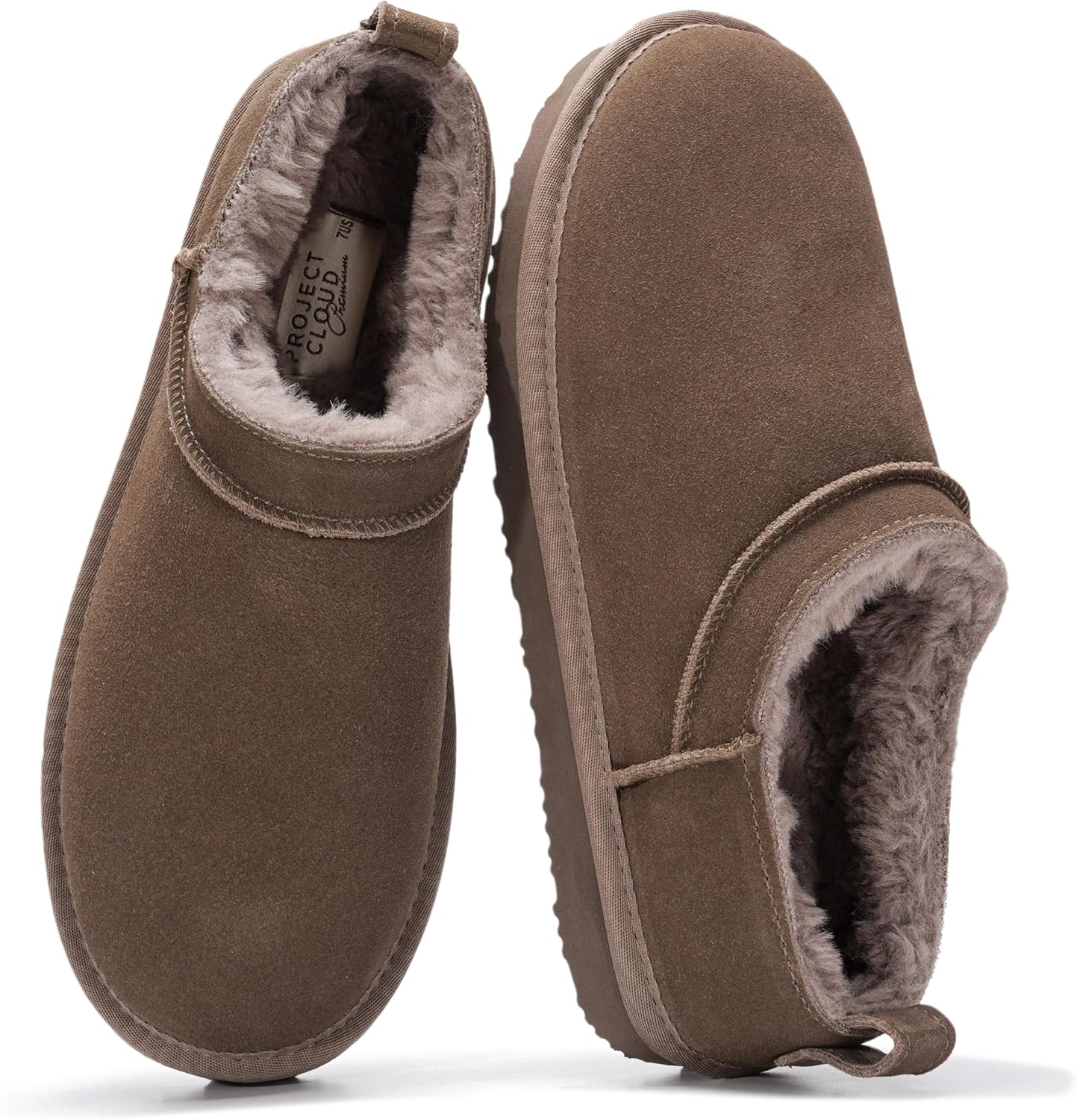 Project Cloud Genuine Leather Micro Boots for Women - Stylish Comfort