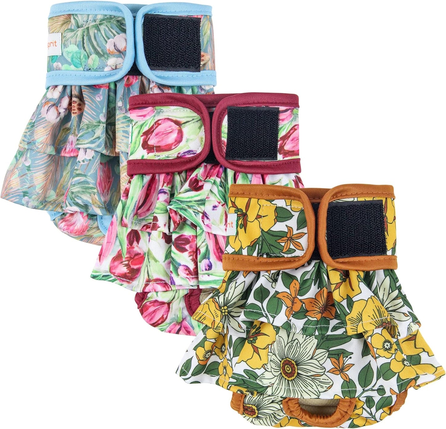 Langsprit Washable Dog Diapers - Stay dry & stylish!
