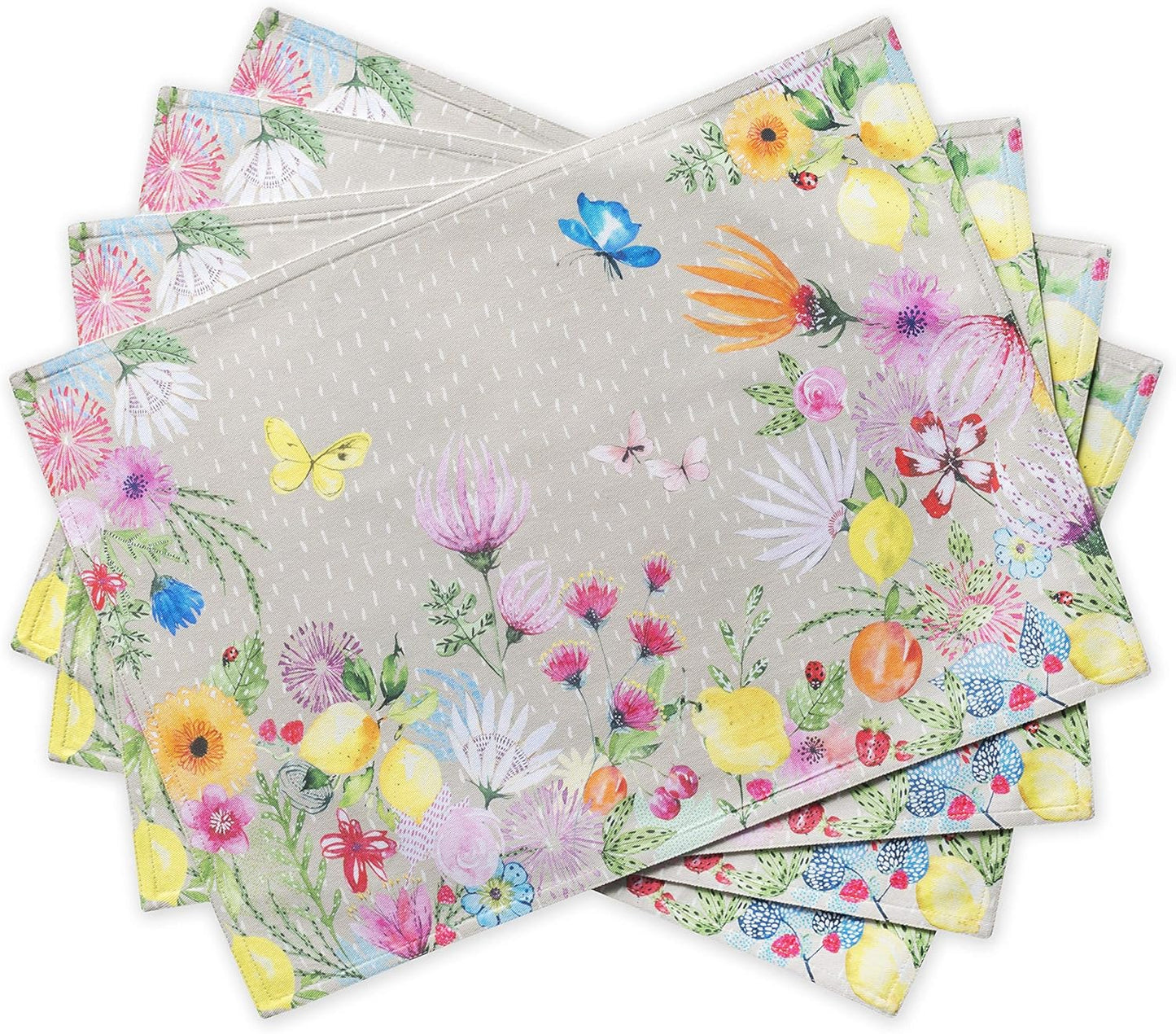 Maison d' Hermine Cotton Placemats for Elegant Dining Setup