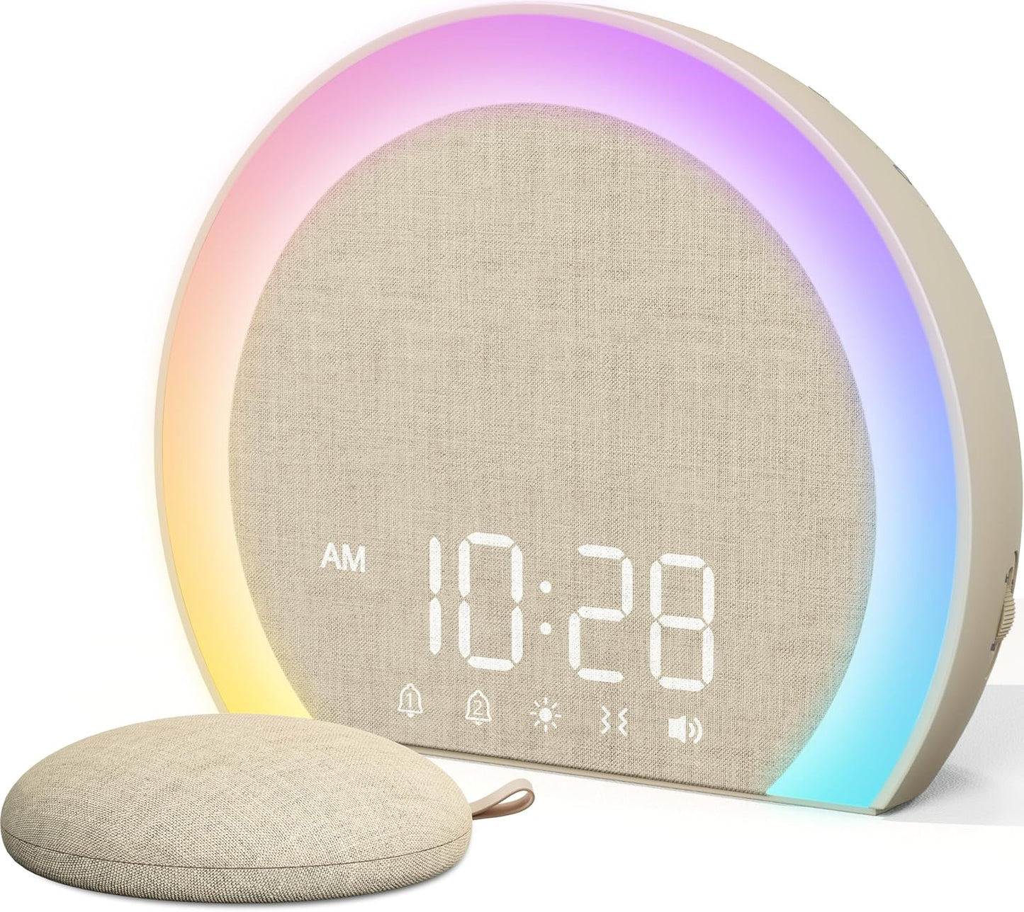 Extra Loud Alarm Clock with Wireless Bed Shaker for Deep Sleepers