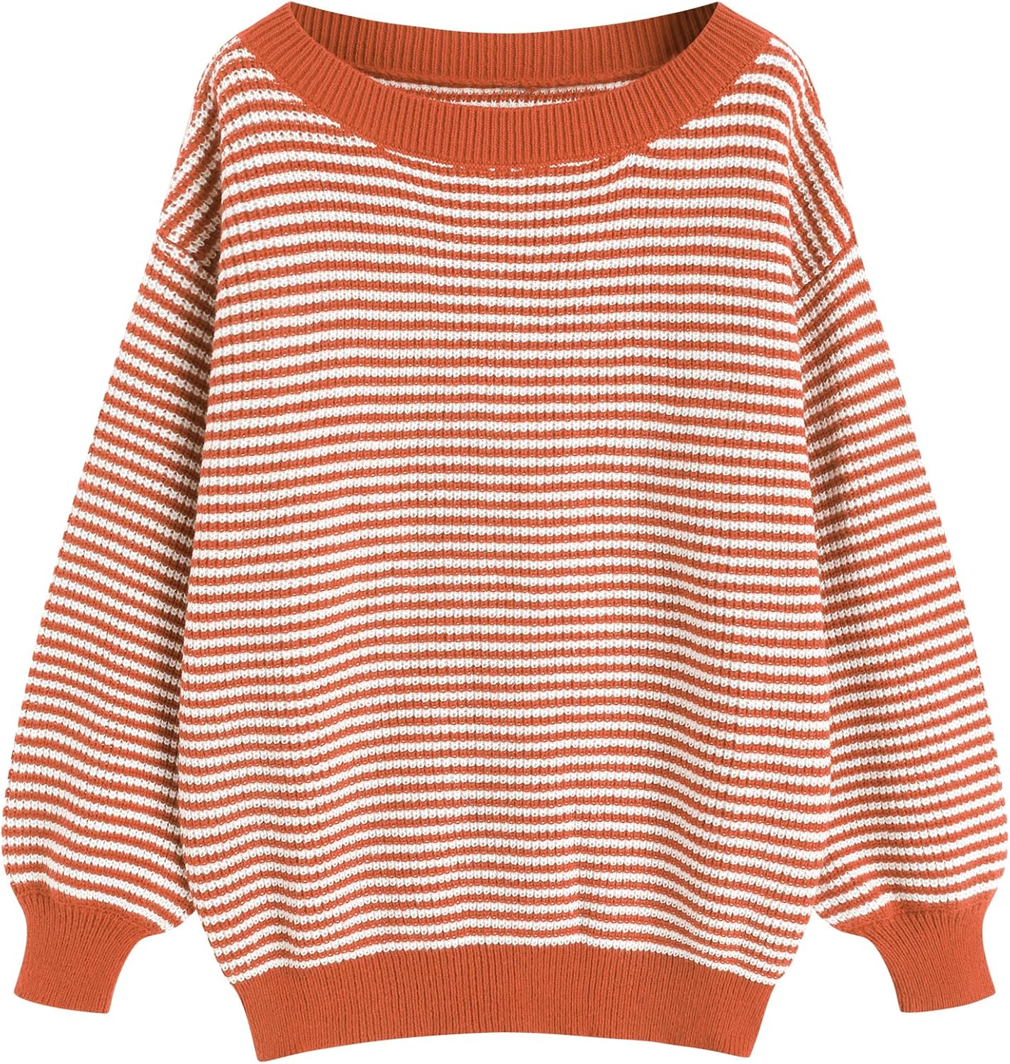ZAFUL Off Shoulder Knit Sweater for Women - Cozy Pullover Top
