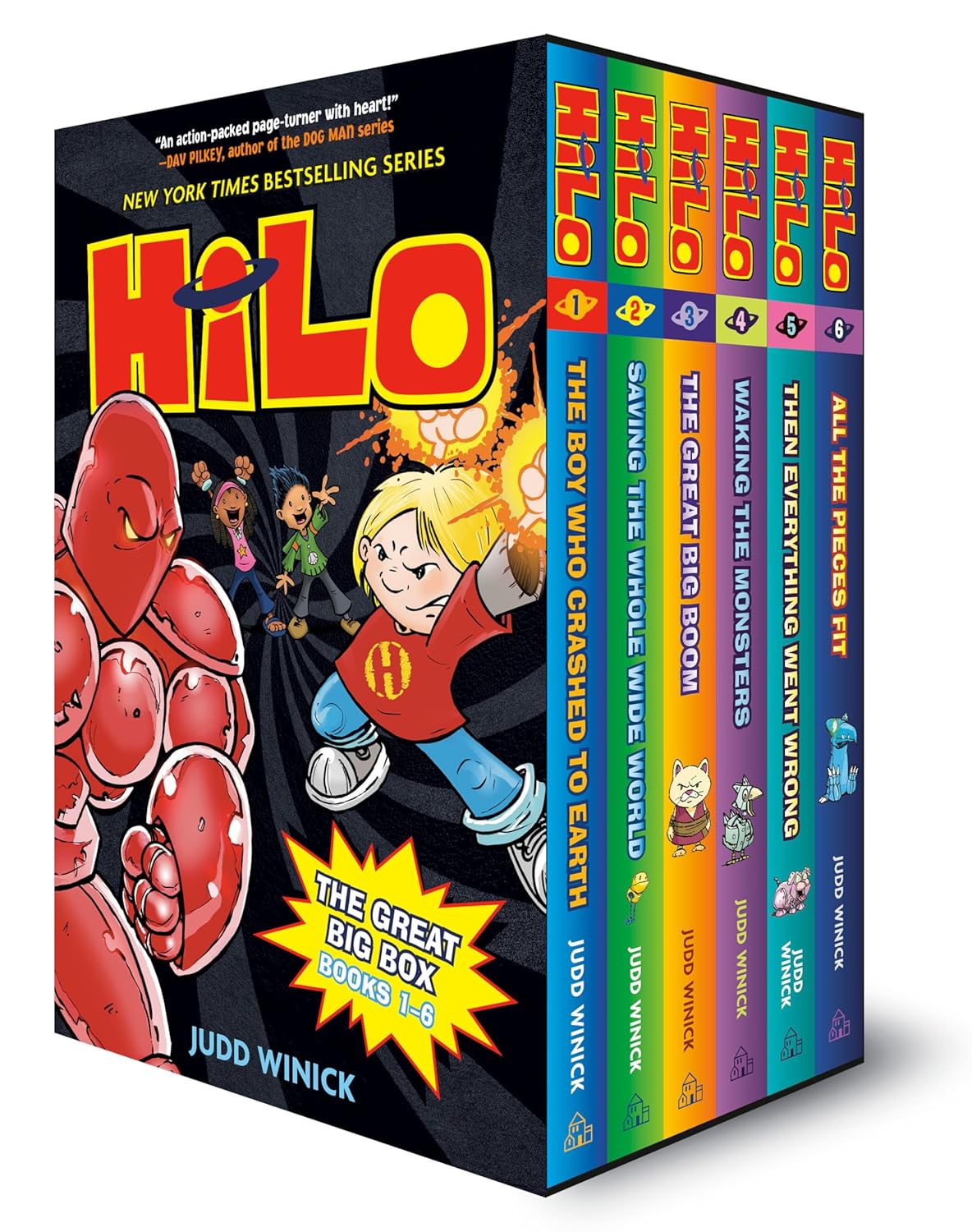 Hilo: The Great Big Box (Books 1-6) - A Graphic Novel Adventure