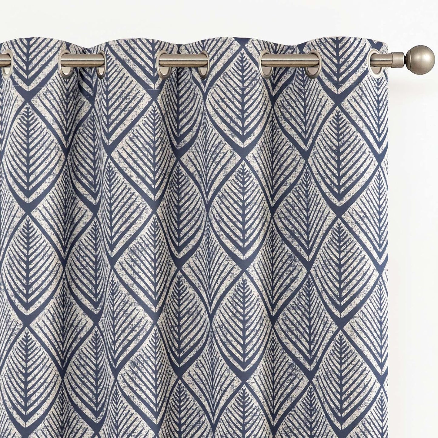jinchan 80% Blackout Curtains for Living Room, Blue Drapes