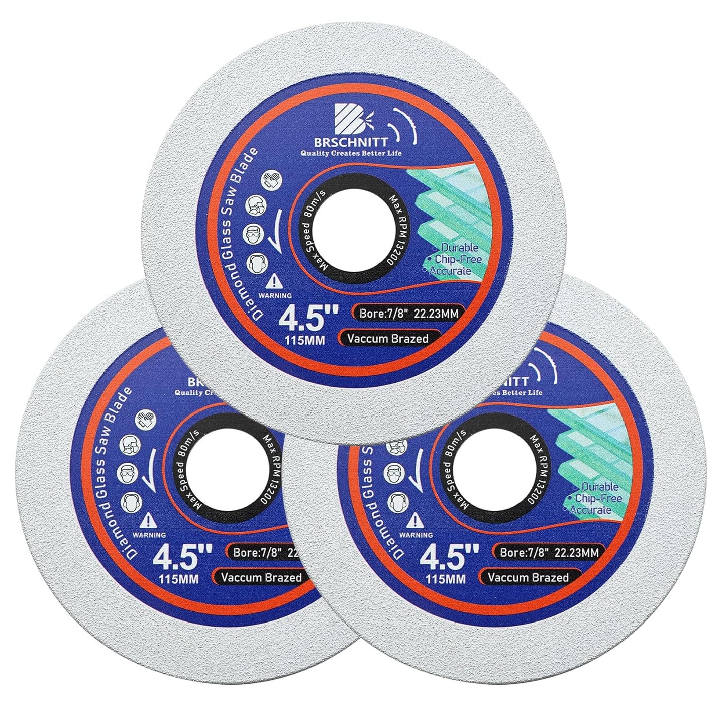 Diamond Glass Cutting Disc Set - Precision Cuts for Glass & More