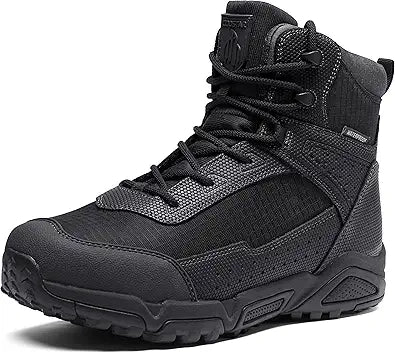 Men's Water-Resistant Work Boots Lightweight Tactical Hiking Boots