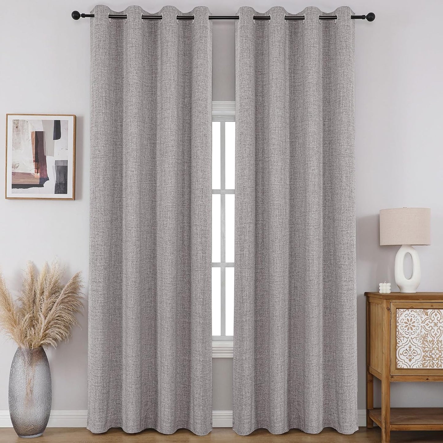 CUCRAF 100% Blackout Window Curtains for Total Darkness
