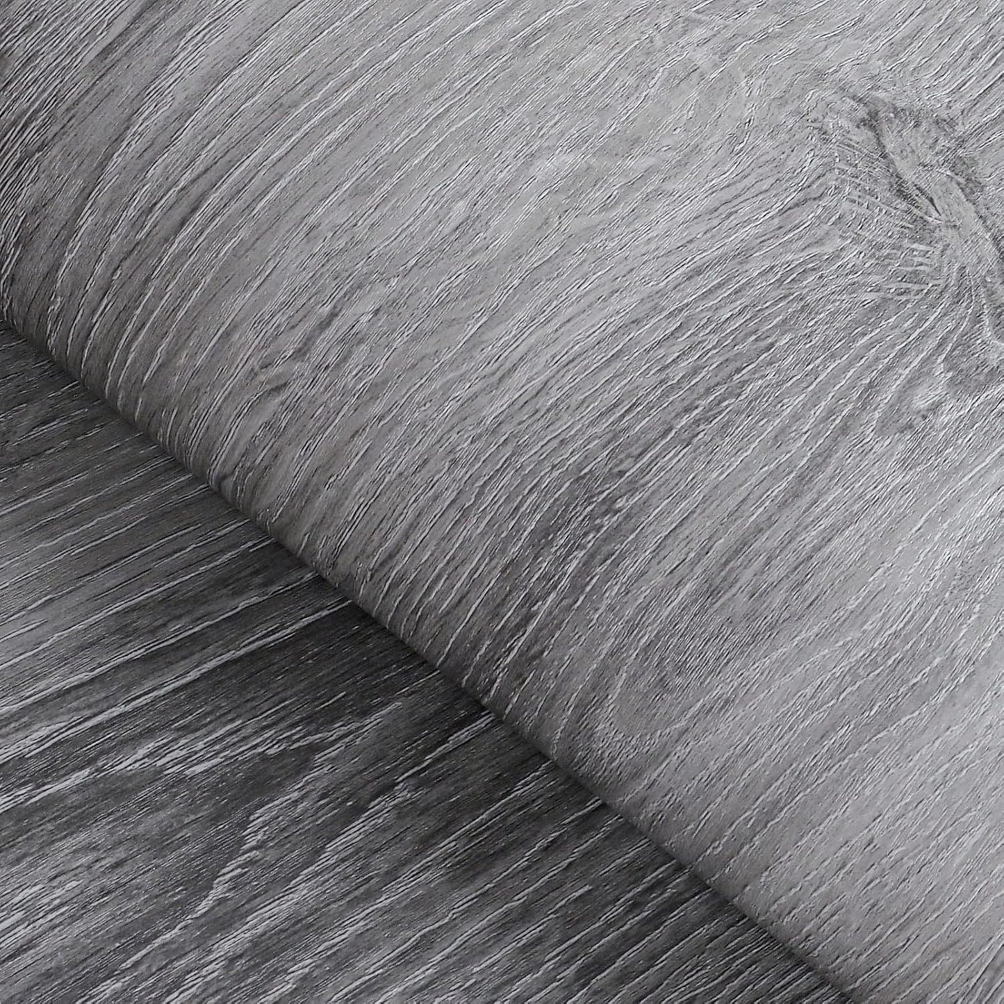 Thick Grey Wood Contact Paper for Cabinets and Countertops
