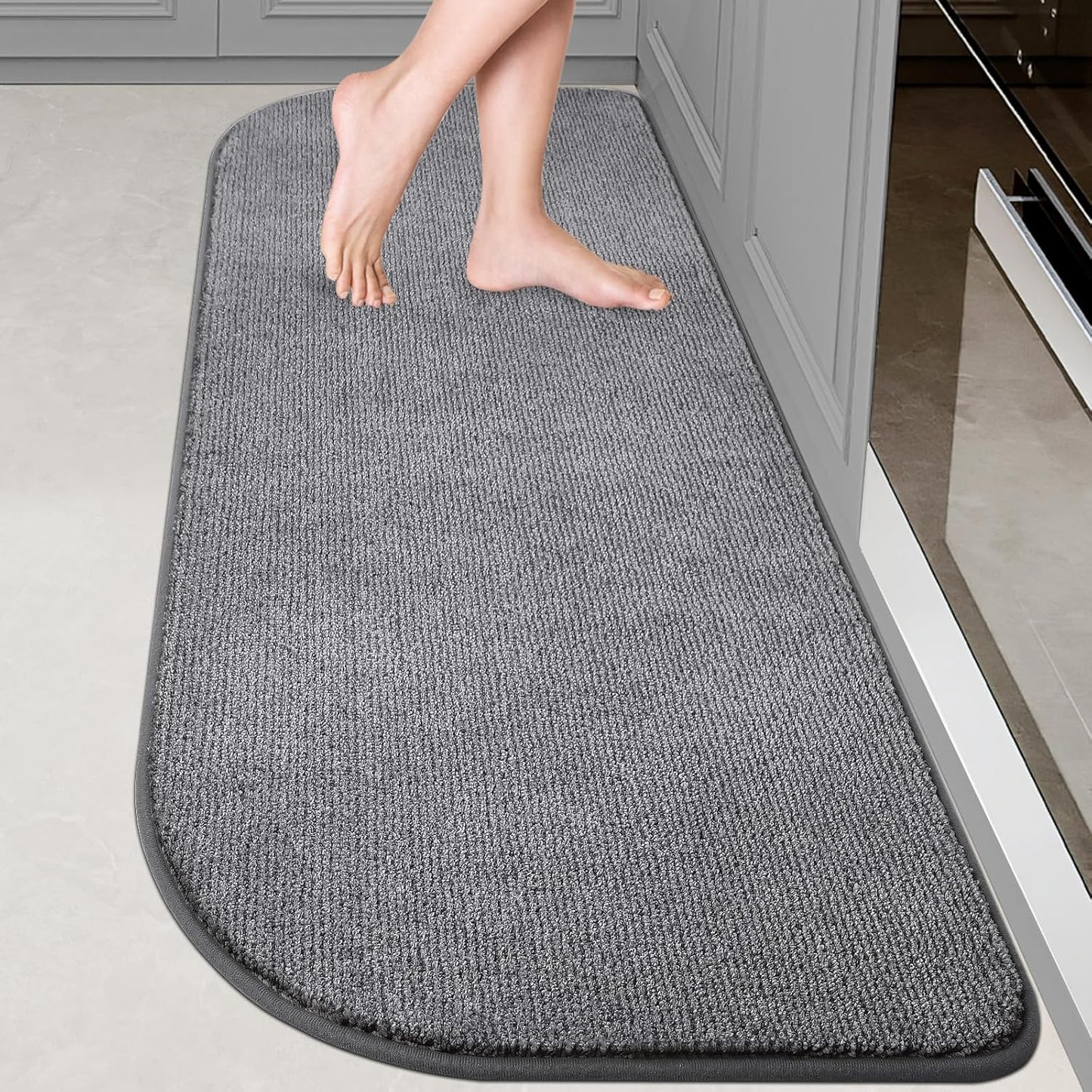 Washable Kitchen Rug 24in x 70in - Non Slip Indoor Entryway Mat