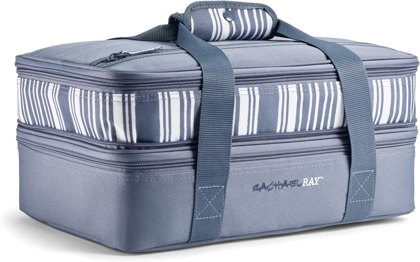 Expandable Insulated Casserole Carrier for Hot or Cold Food