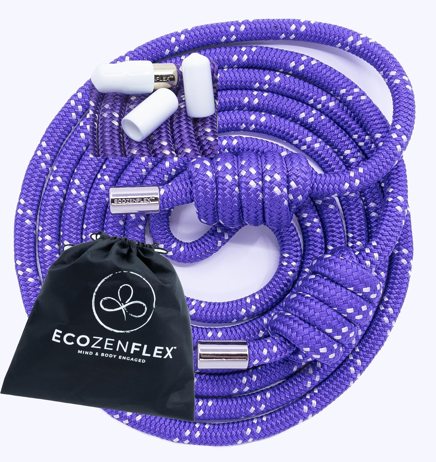 10' EcoZenFlex Weighted Jump Rope - Boost Strength & Cardio