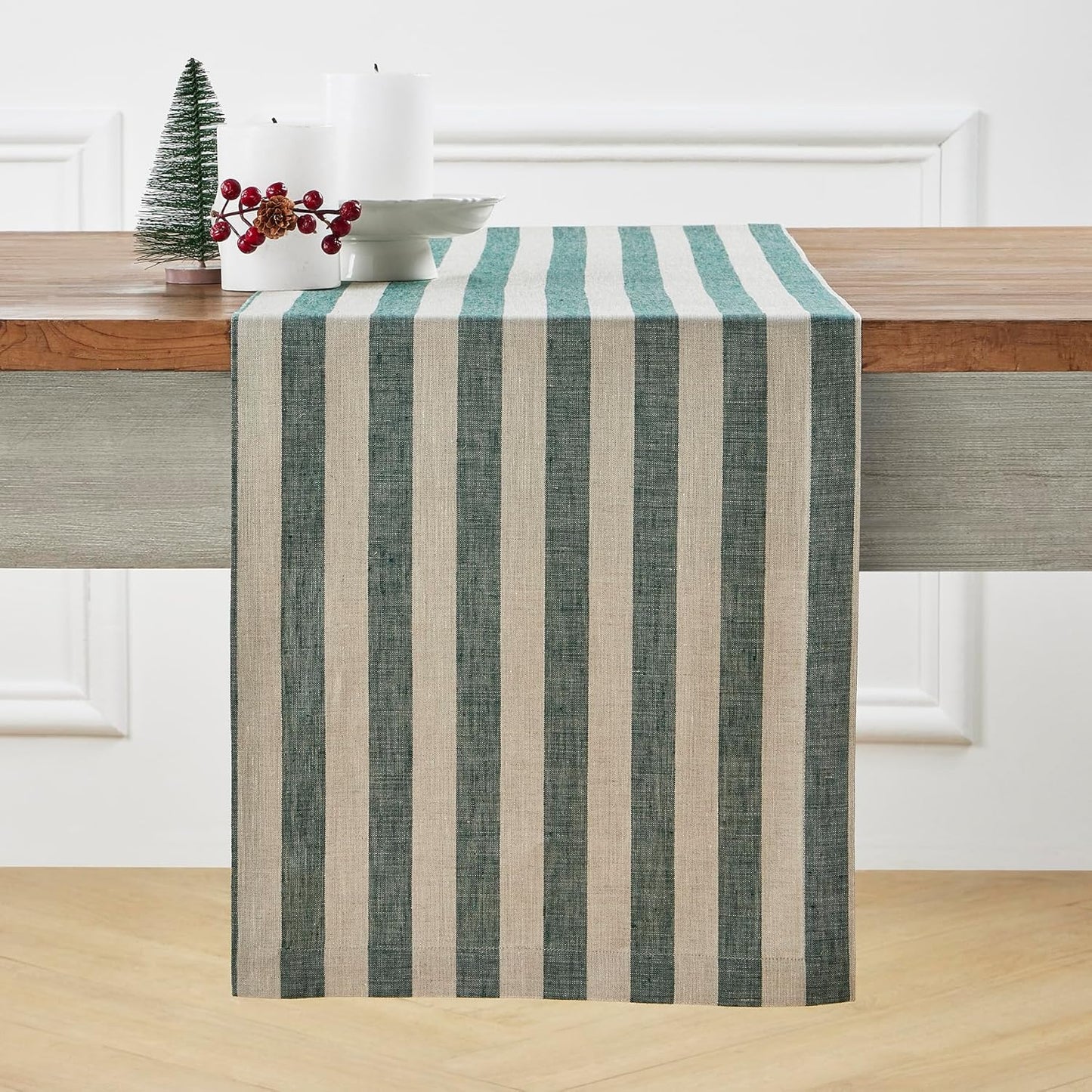 Elegant 100% Pure Linen Table Runner for Stylish Decor