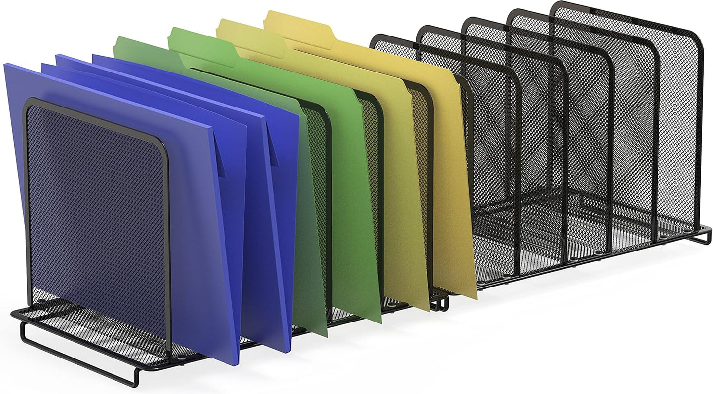 Efficiently Organize with Simple Houseware File Sorter - 2 Pack