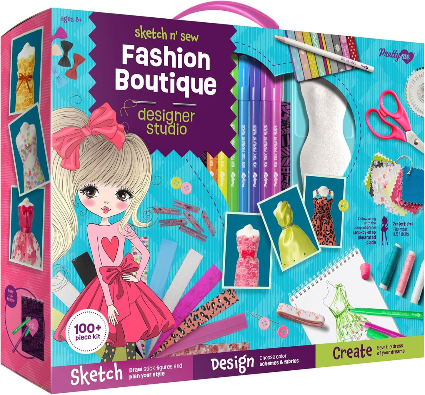 Fashion Design Studio Sewing Kit for Kids - Create Your Style