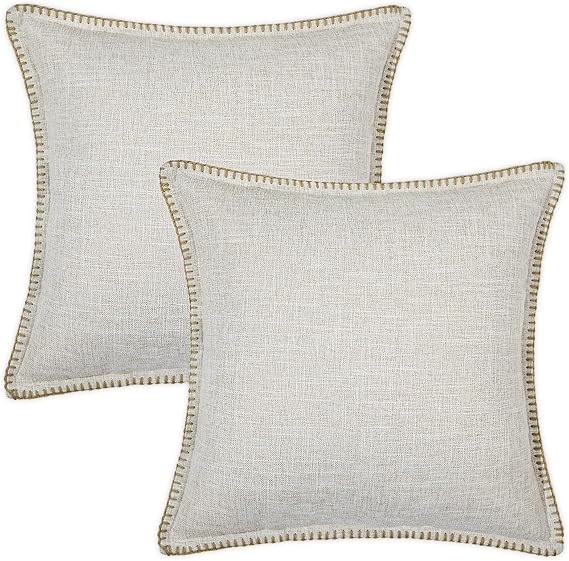 decorUhome Decorative Outdoor Throw Pillow Covers 24x24 Set of 2
