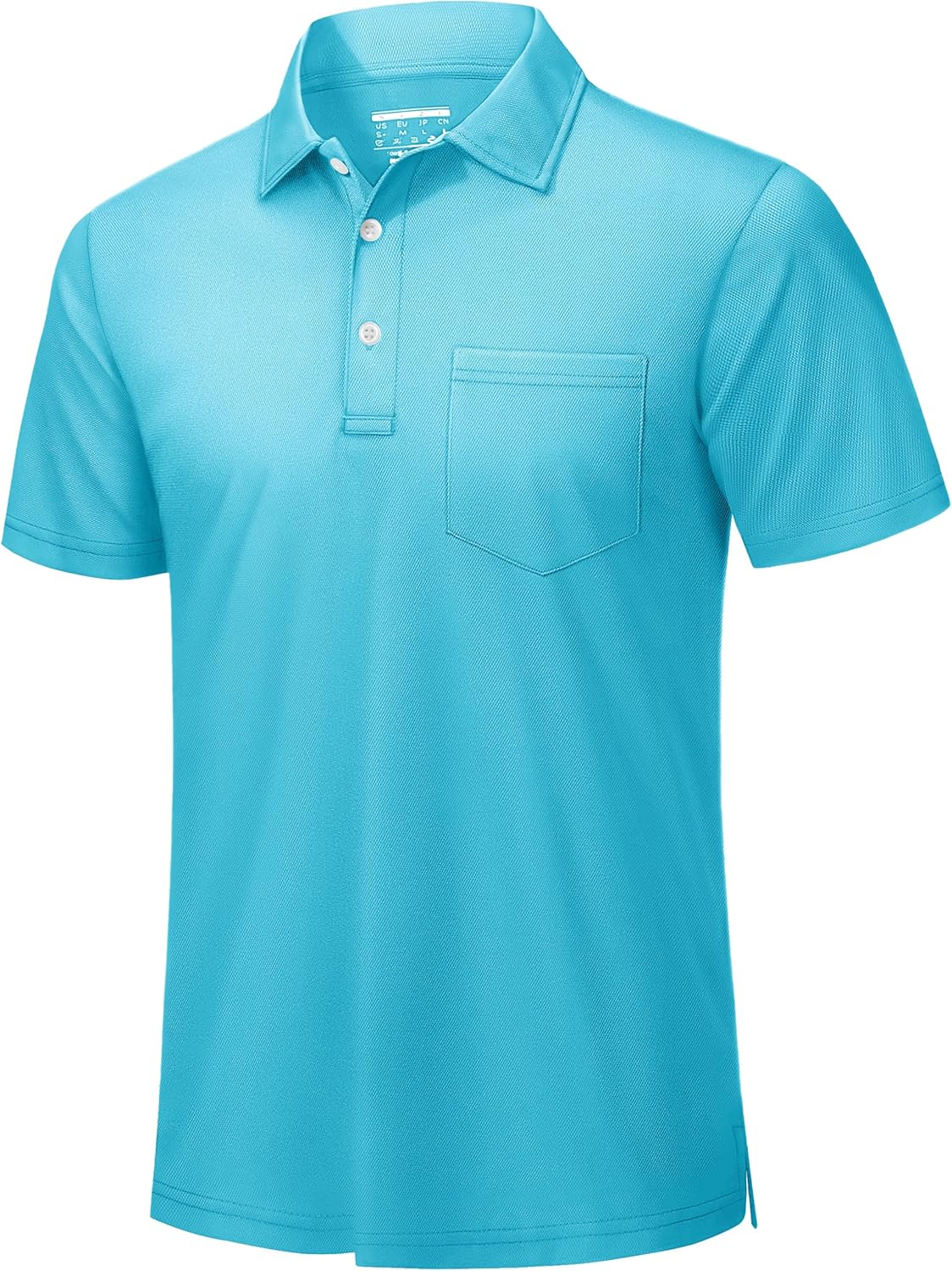 TACVASEN Mens Polo Shirts: Performance Dry Fit Golf Work Polos