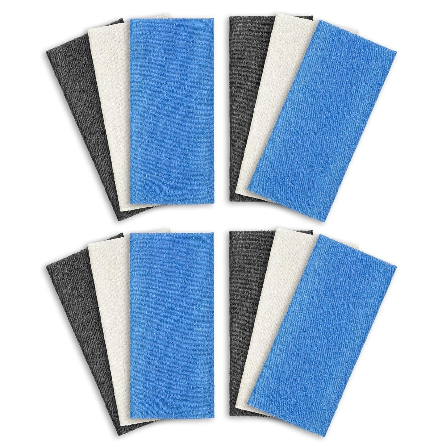 ARCH&M Exfoliating Washcloth 12 Pack for Body Scrubbing