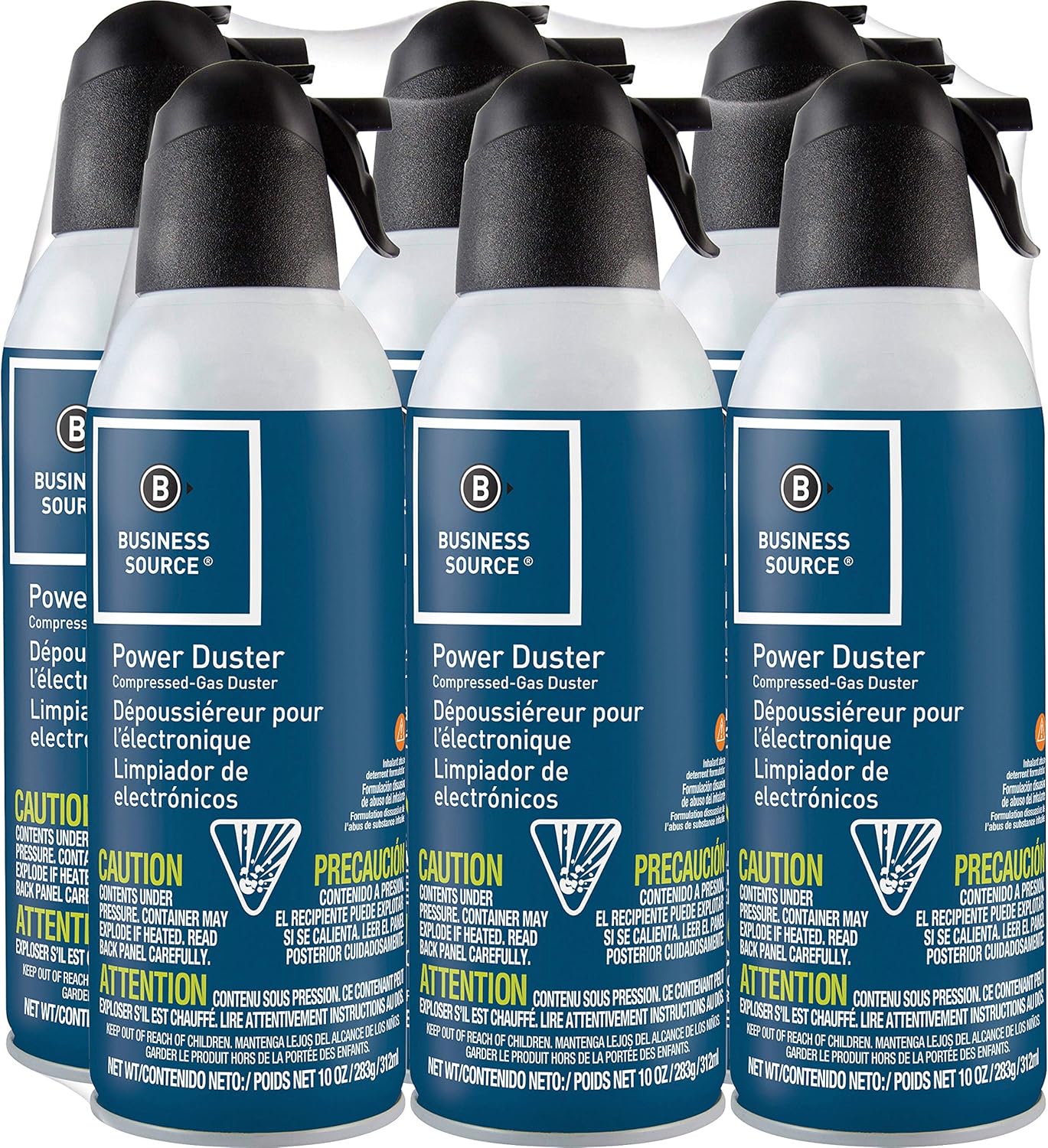 Business Source Power Duster for Electronics and Tools, 6/PK