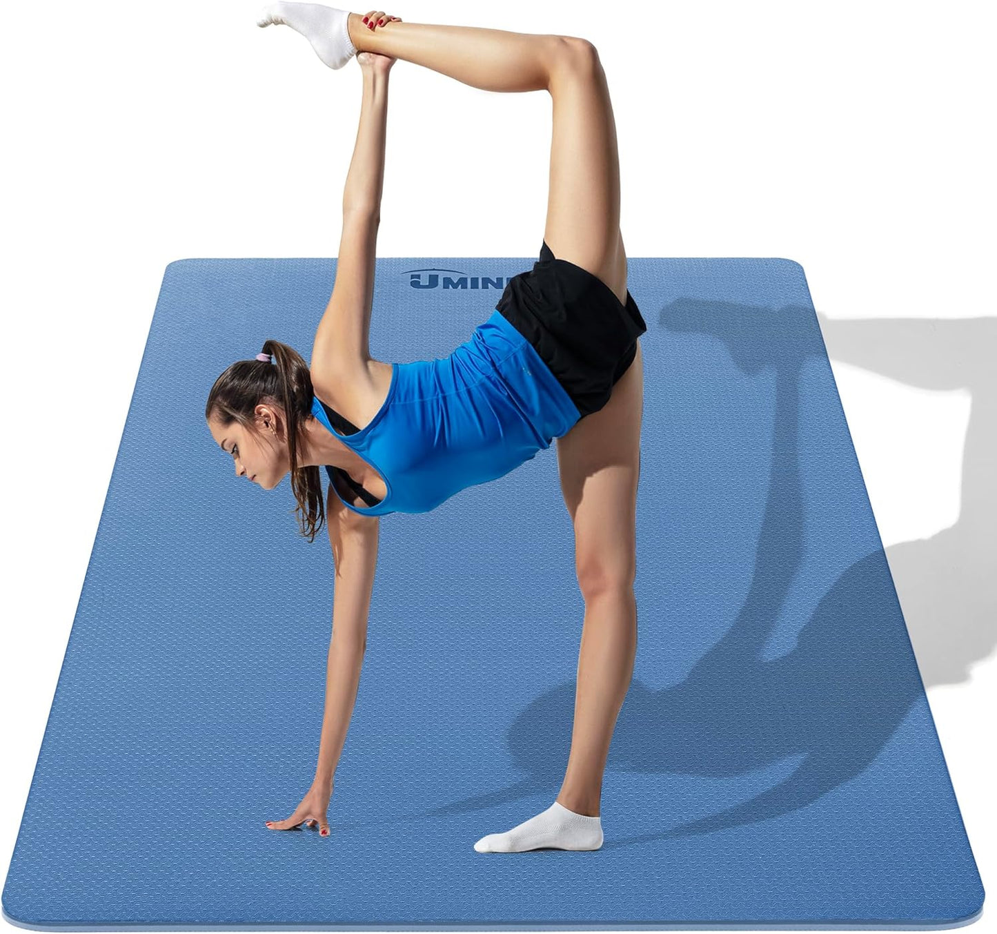 UMINEUX Large Yoga Mat for Men and Women - Extra Thick TPE
