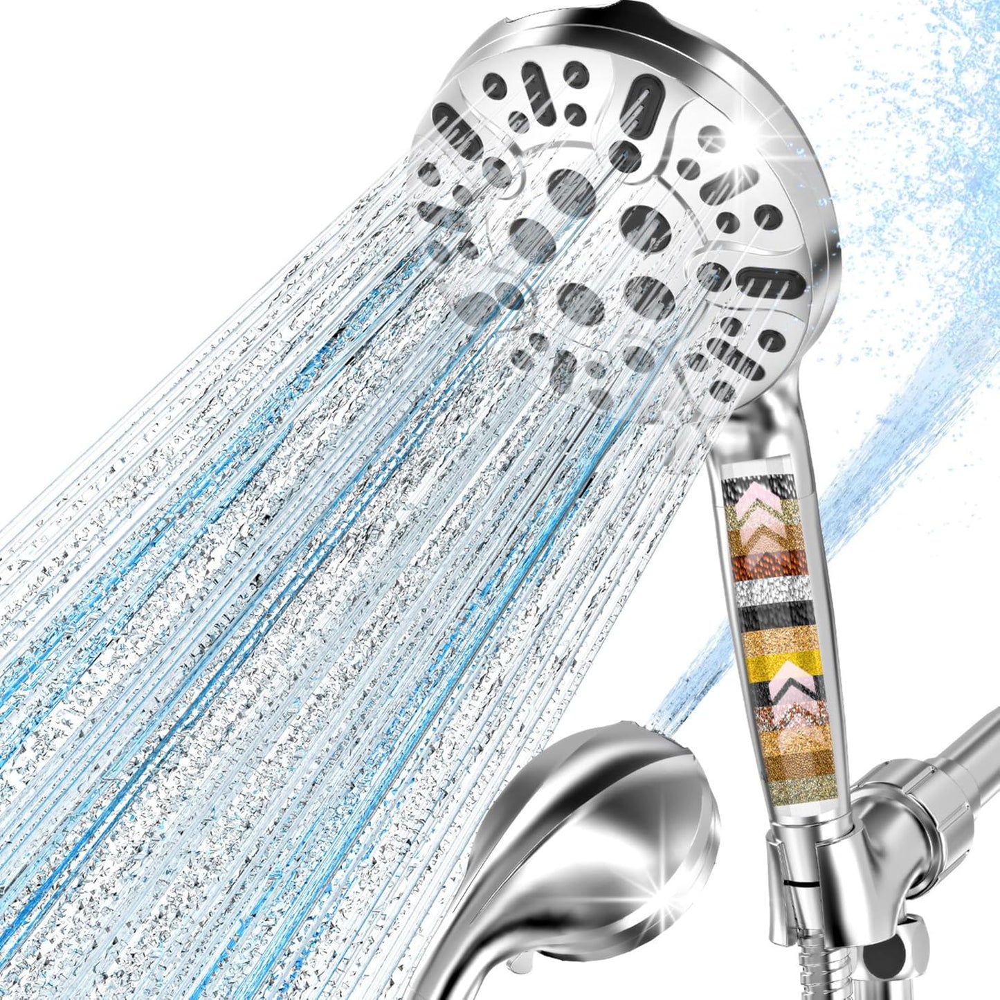 Filtered Shower Head with Handheld for High Pressure Experience
