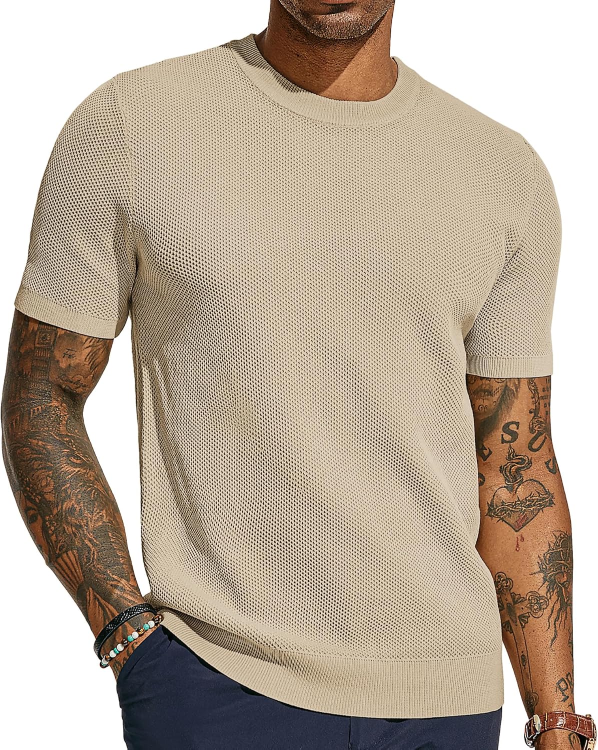 PJ PAUL JONES Men's Casual Knit Short Sleeve T-Shirts Review