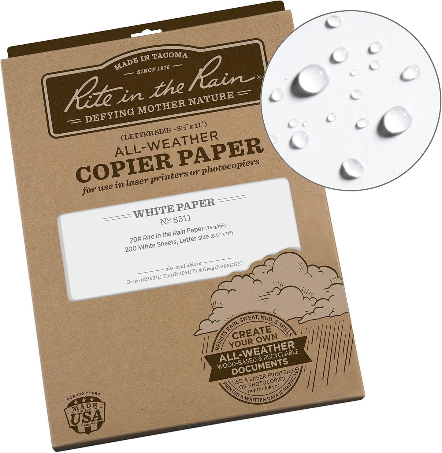 Waterproof Copier Paper: Rite in the Rain