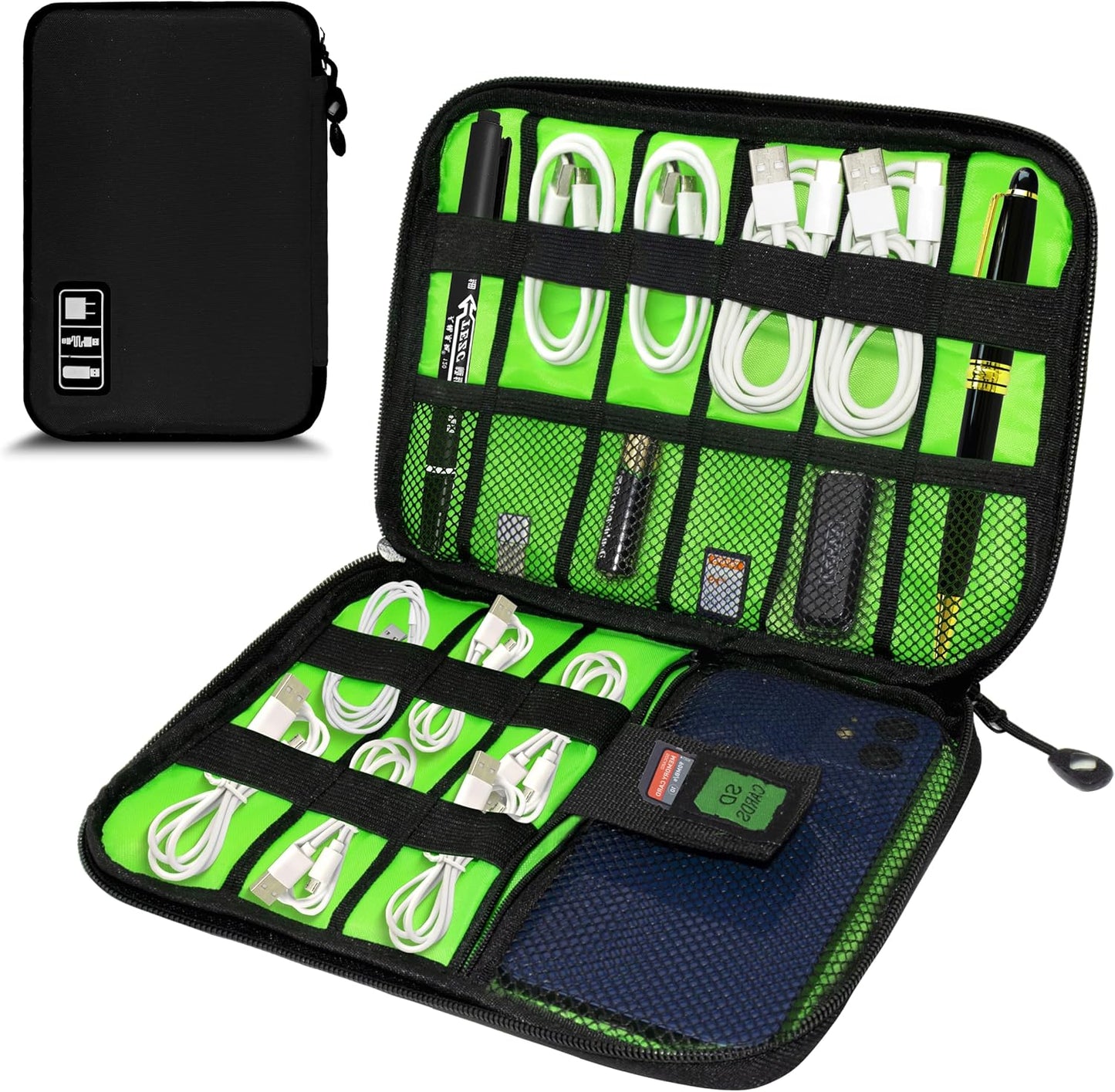 Portable Electronics Organizer by Miavers