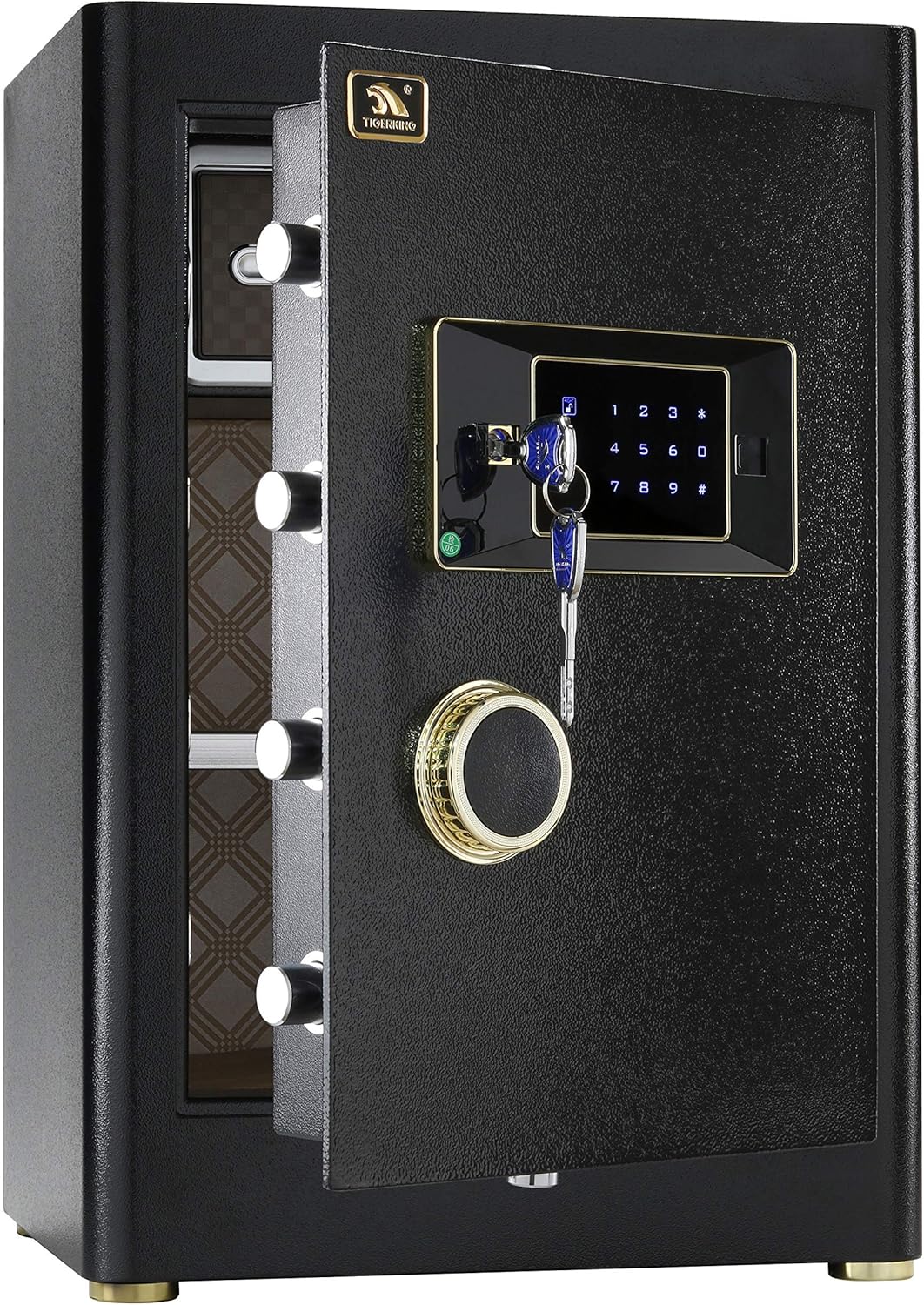 TIGERKING Heavy Duty Large Safe Box for Home Office Security