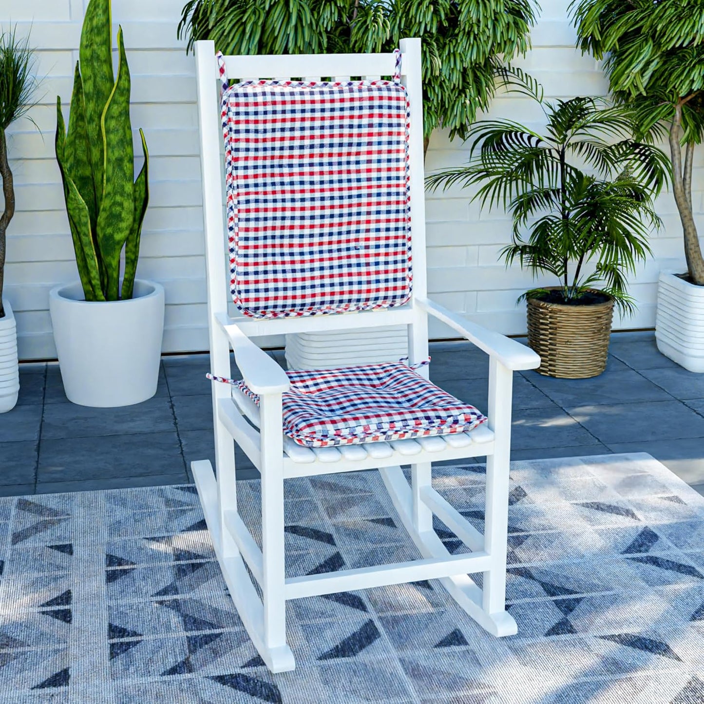 Klear Vu Porch Rocking Chair Cushion Set for Ultimate Comfort