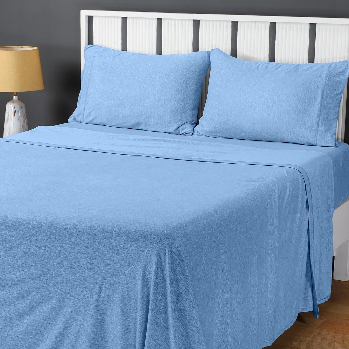Utopia Bedding King Sheet Set - Soft Jersey Knit Cotton Sheets