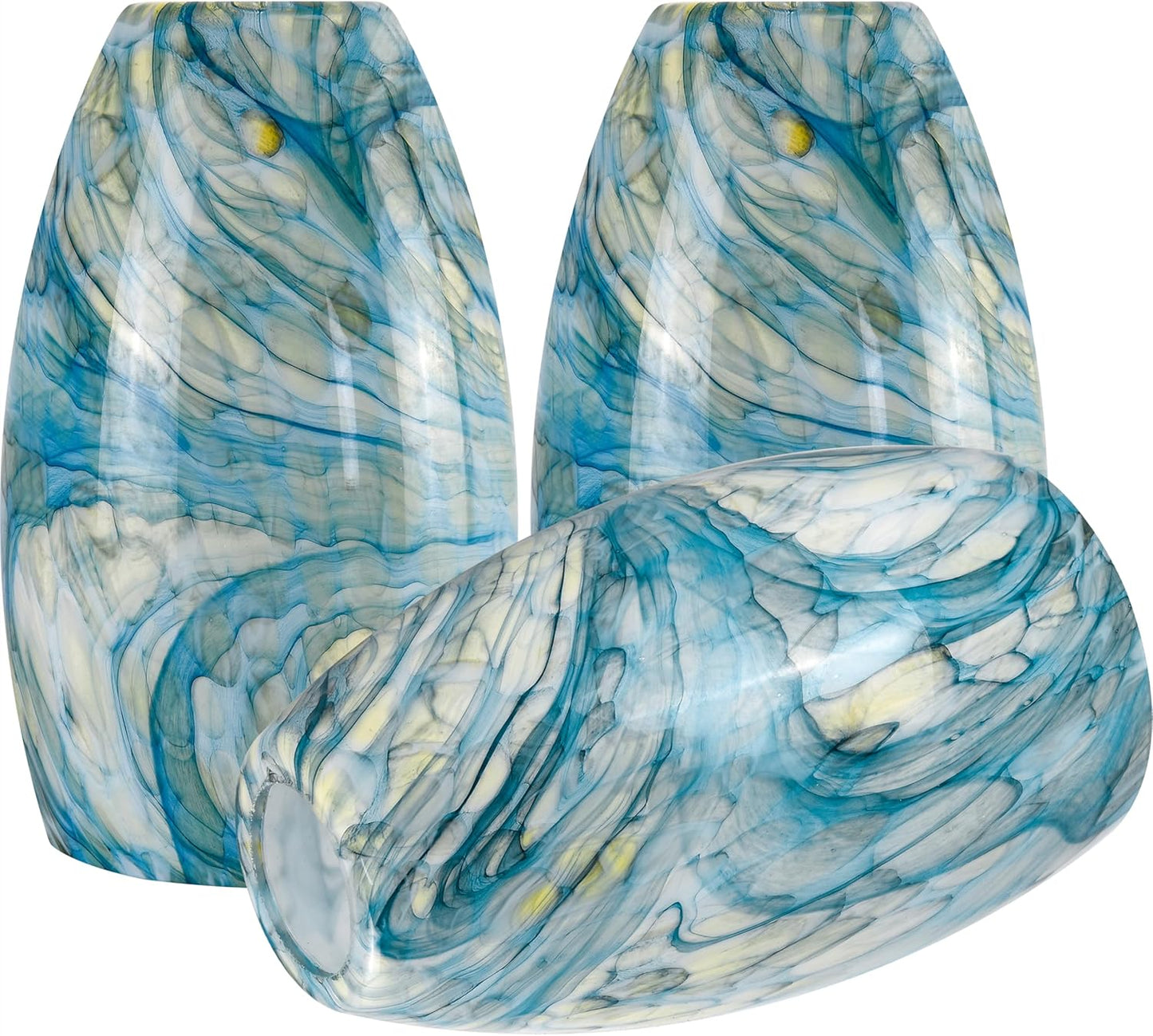 Hand-Blown Ink-Blue Pendant Light Shades for Stylish Spaces