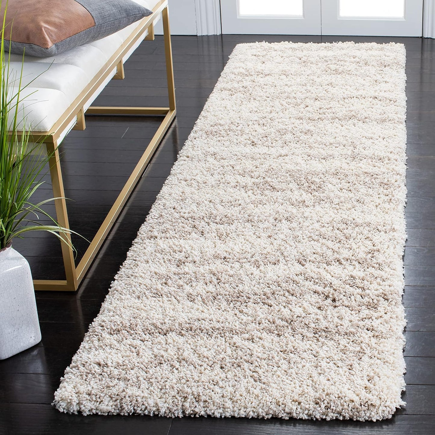 SAFAVIEH Hudson Shag Runner Rug - Modern Non-Shedding Design