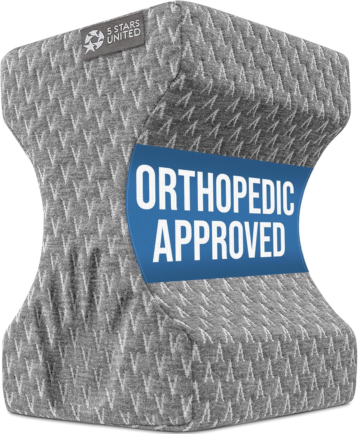 5 STARS UNITED Knee Pillow for Side Sleepers - Pain Relief & Comfort
