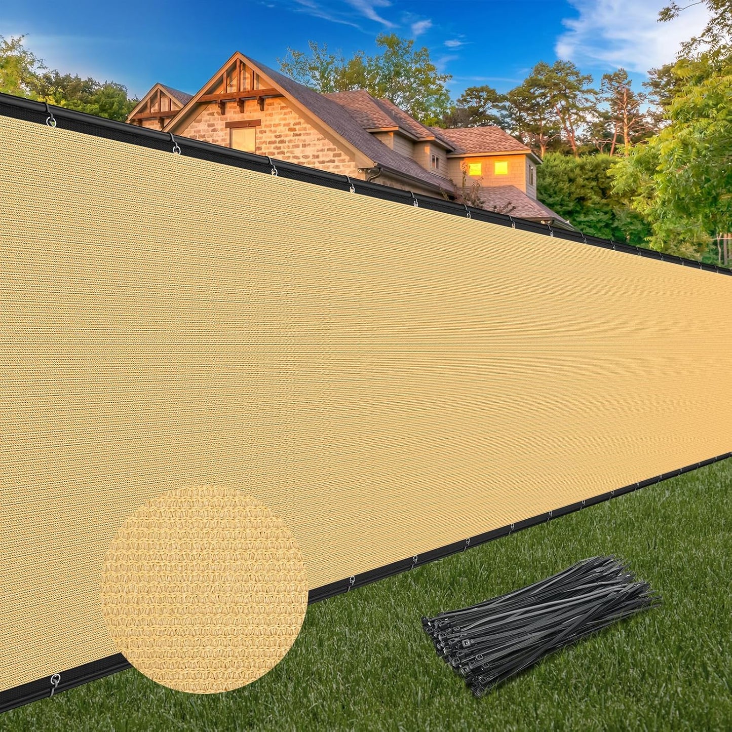 6FT x 50FT Privacy Fence Screen for Outdoor Protection and Style