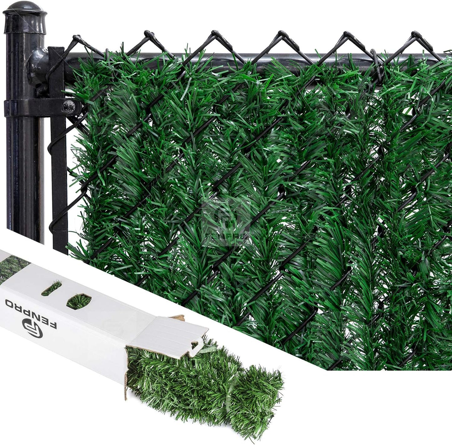 Hedge Slats for Chain Link Fencing - 90% Privacy Coverage