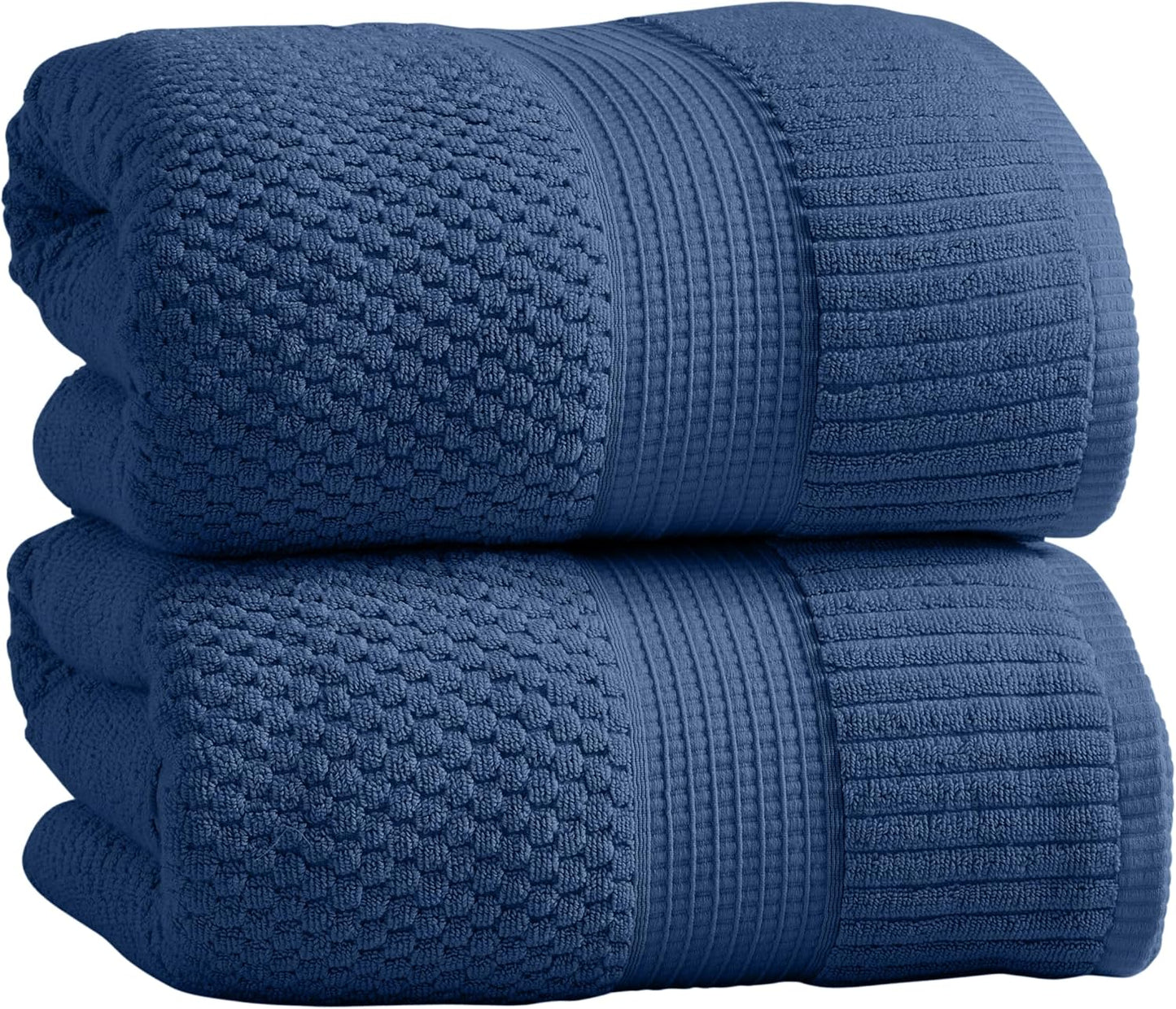 NY Loft 100% Cotton Bath Sheet Towel Set - Super Soft & Absorbent
